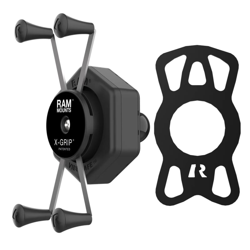 RAM X-Grip Grote Telefoonhouder met Bal & Vibe-Safe Adapter