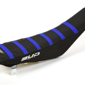 BUD zadelovertrek Zwart / Zwart met Blauwe lijnen Yamaha YZ 125/250 2022