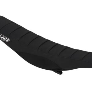 BUD zadelovertrek Zwart met Zwarte lijnen Yamaha YZ 250F 2024- & YZ 450F 2023- ( voorstuk tankcover niet inbegrepen )