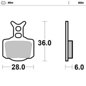 Moto Master Nitro voor of achter remblokken KTM SX 50 2024 & SX-E 3/5 & Husqvarna TC 50 2024 & EE 3/5 & Gas Gas MC-E 3/5