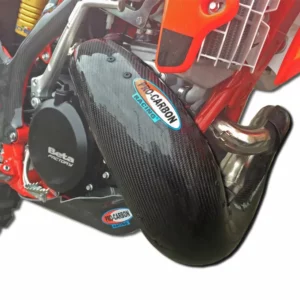 Pro Carbon uitlaatbocht bescherming Beta RR 250/300 2 takt 2021-2024 ( voor arrow standaard uitlaatbocht )