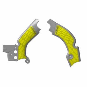 Acerbis X-Grip frame beschermers geel / grijs Suzuki RM-Z 450 08-17