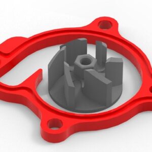 Mino waterpomp koeler kit rood Honda CRF 250R 2018-2020