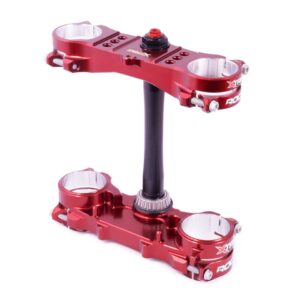 X-Trig Rocs kroonplaten offset 23-25mm Rood Yamaha YZ 250F 2012-2022 & YZ 450F 2010-2015 & 2018-2022