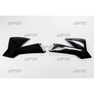 UFO radiator kappen Zwart KTM SX 125 02-04 & SX 250 01-04 & SX 450 03-04 & EXC 125/200/250/300/380/400/450 03-04