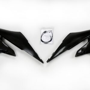 UFO radiator kappen Zwart Yamaha YZ 250F 2019-2023 & YZ 450F 2018-2022 & WR 250F 2020-2022 & WR 450F 2019-2022