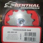Renthal voortandwiel 13 tands staal Gas Gas EC 250F & EC 300F, Yamaha YZ 125 & YZ 250F & WR 250F, Fantic XX/XE 125