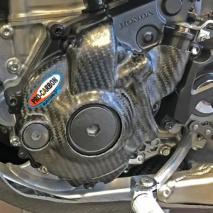 Pro Carbon blok ontsteking beschermer Honda CRF 250R 2018-2026