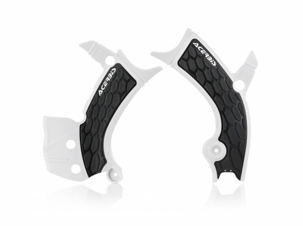 Acerbis X-Grip frame beschermers wit / zwart Yamaha YZ 250F 19- & YZ 450F 18- & WR 250F 20 & WR 450F 19-